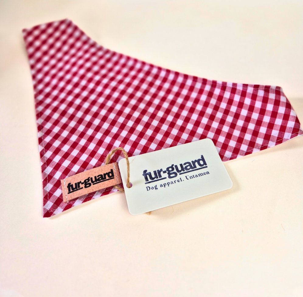 Red gingham bandana
