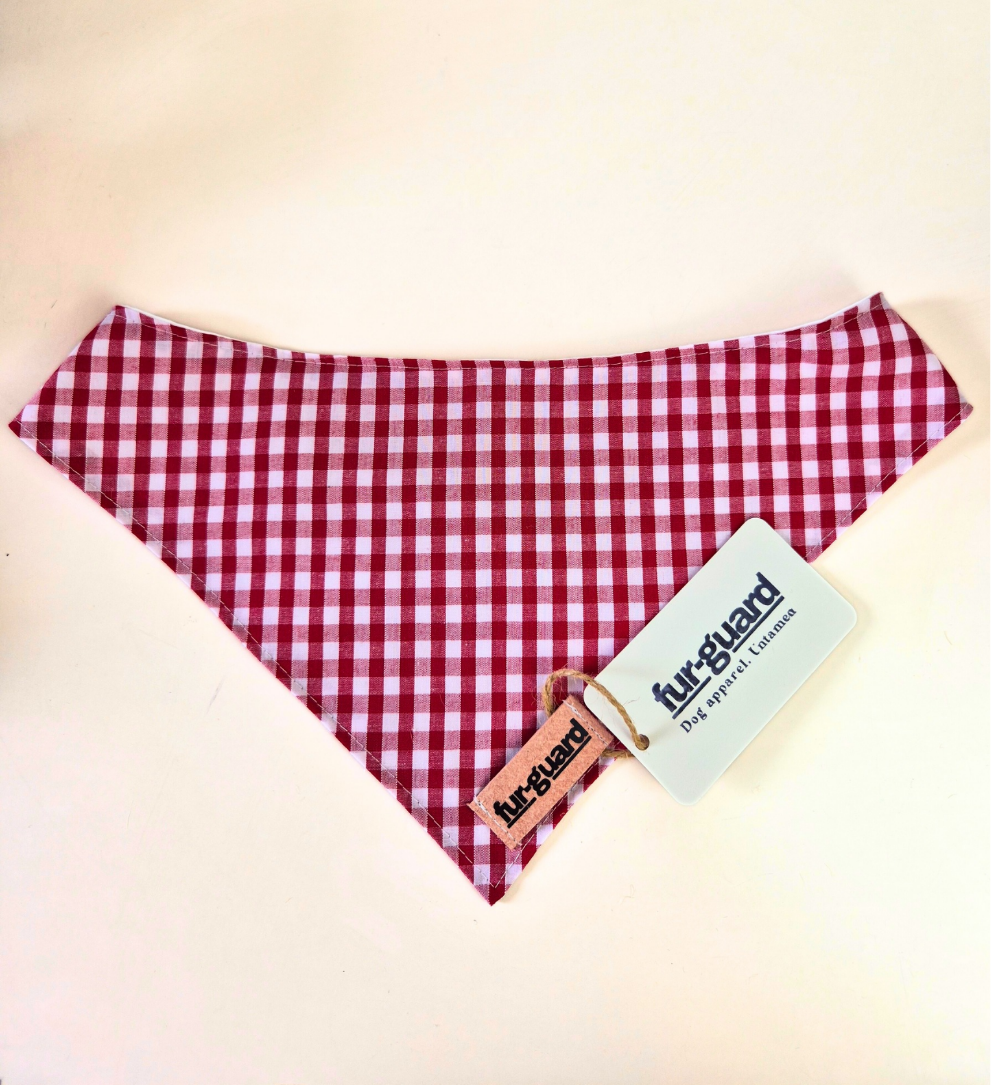 Red gingham bandana