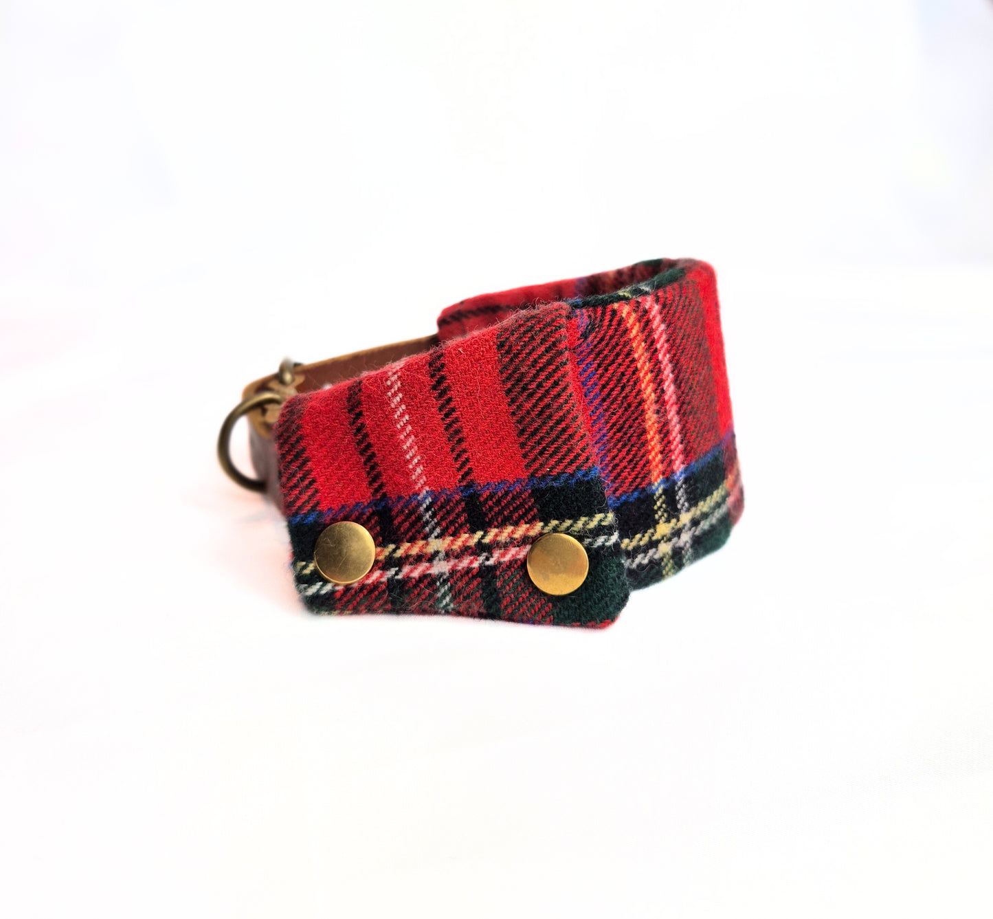 Tartan collar cover