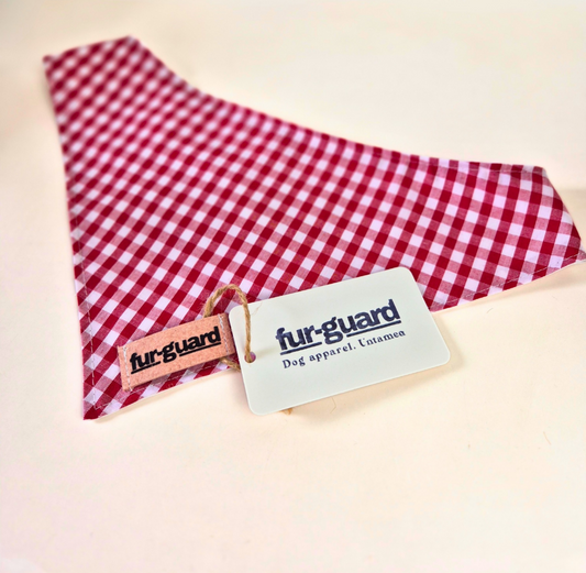 Red gingham bandana