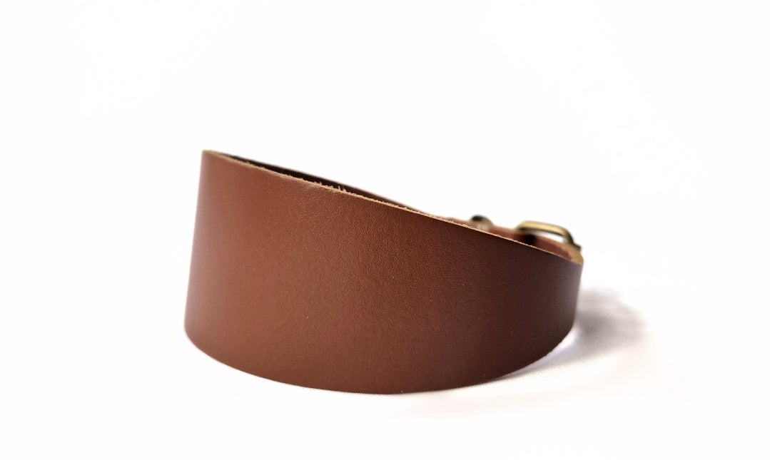 Brown collar (different shades available) - medium