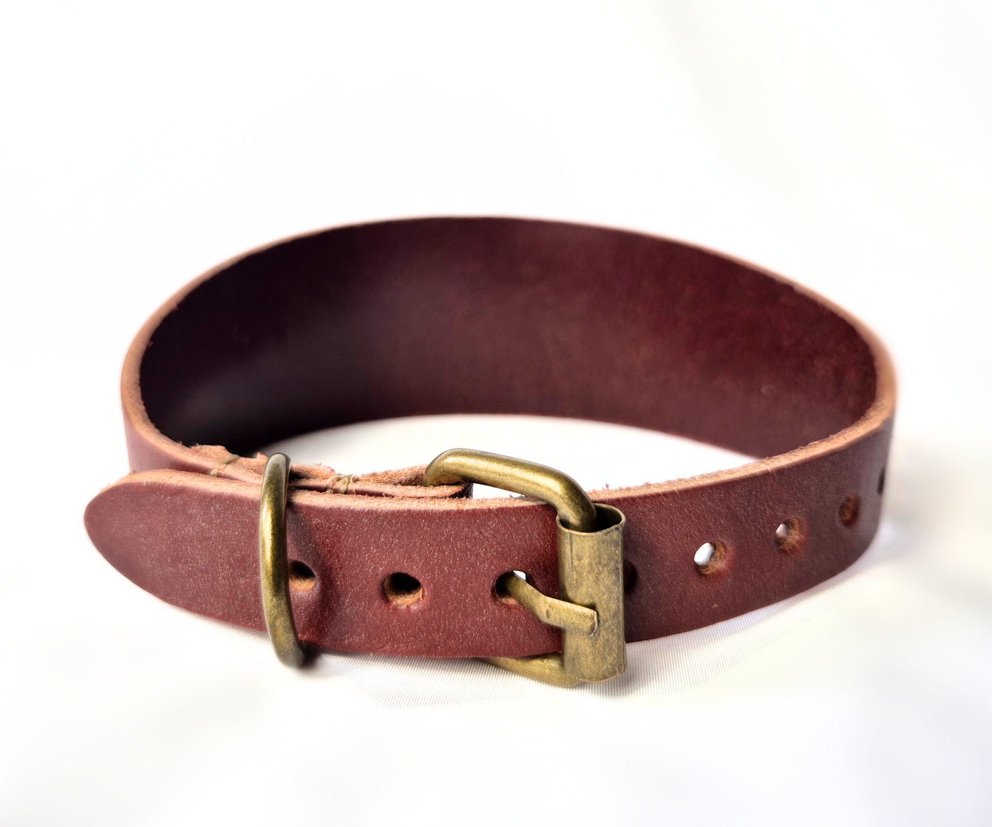 Brown collar (different shades available) - medium